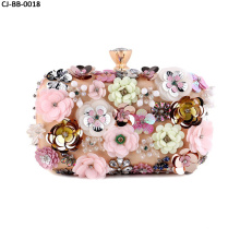 Popular Dinner Bag Ladies European and American High-Grade Banquet Evening Bag Flower Bag